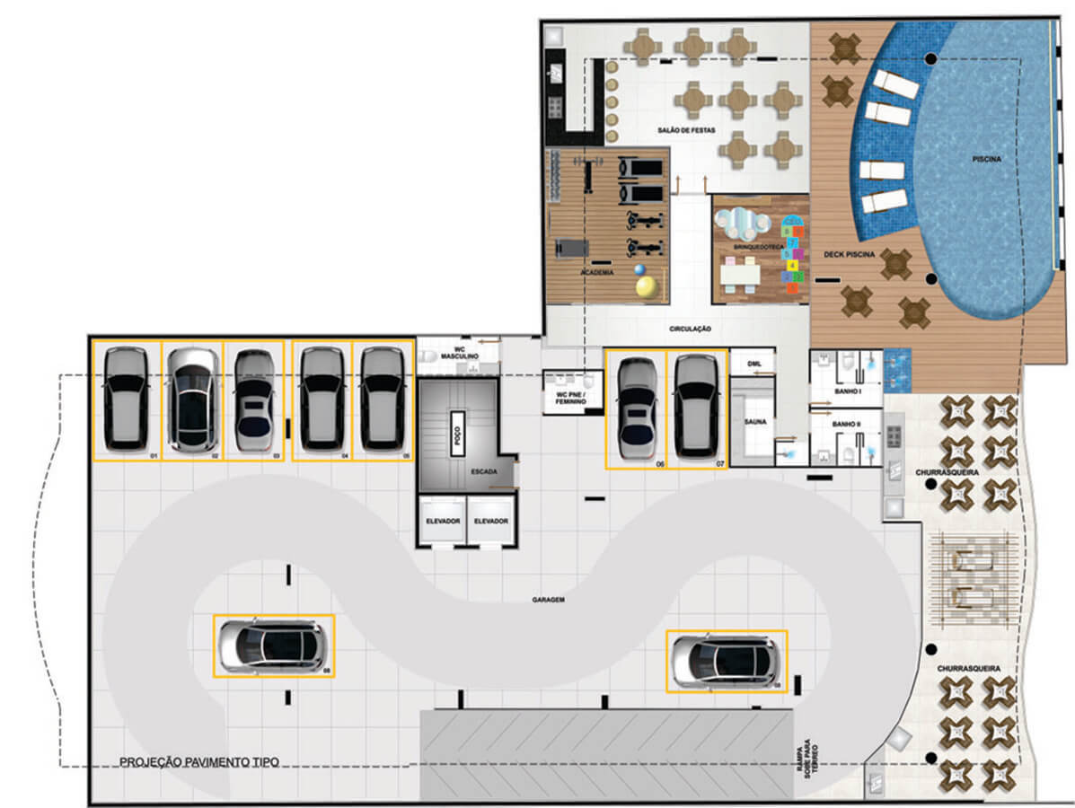 Galeria do empreendimento Infinity Coast Residence