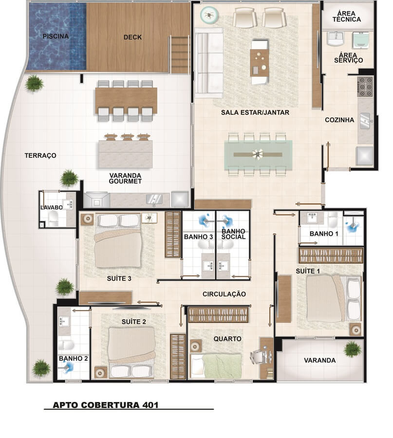 Galeria do empreendimento Infinity Coast Residence